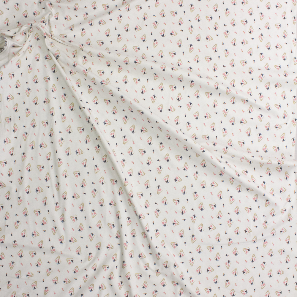 Lilium Expectations Cotton/Spandex Knit From ‘Art Gallery Fabrics’ Fabric By The Yard - Wide shot