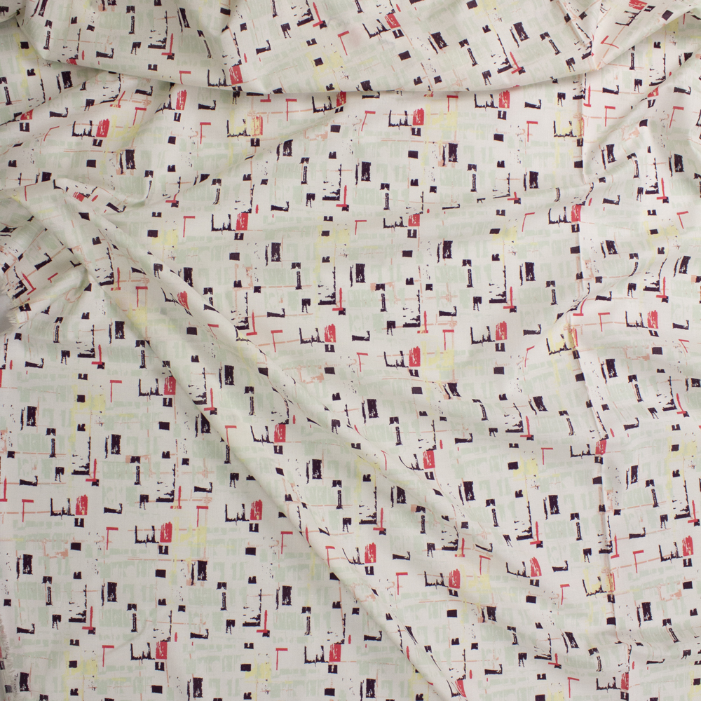 Tuner Tumble Viola Cotton Voile From ‘Art Gallery Fabrics’ Fabric By The Yard - Wide shot