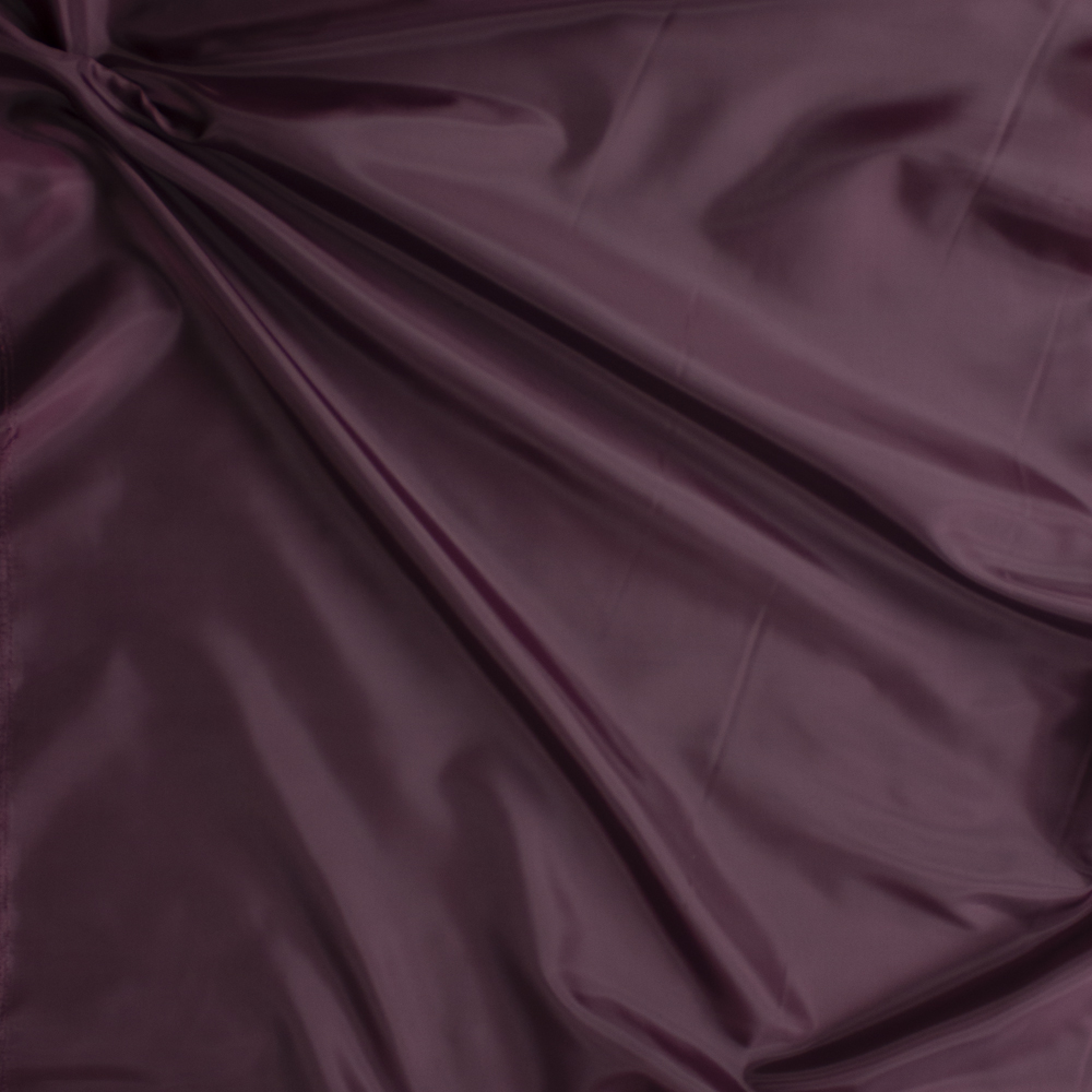 Plum Polyester Lining Fabric By The Yard - Wide shot