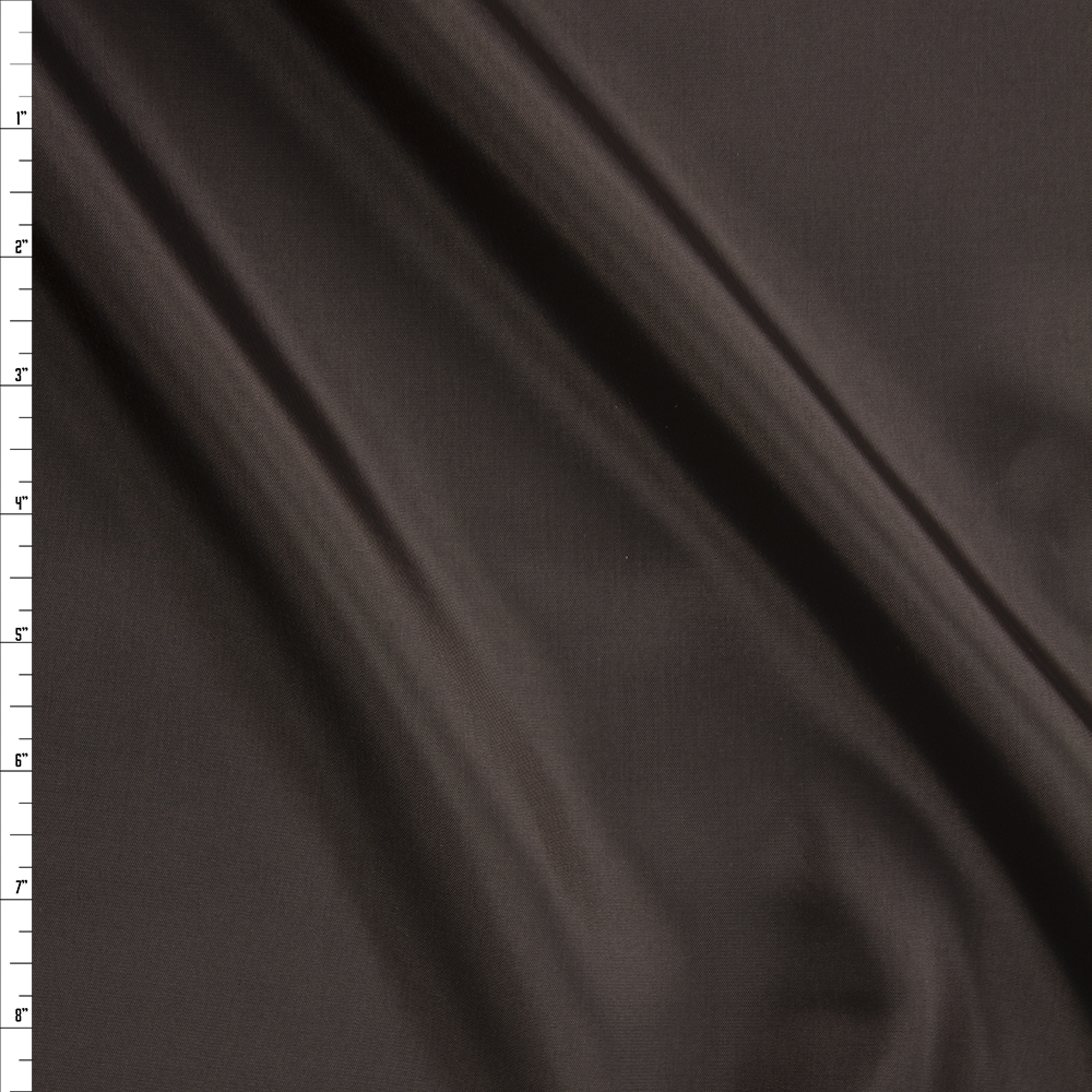 Chocolate Acetate Lining Fabric By The Yard