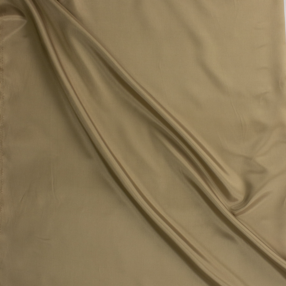 Tan Acetate Lining Fabric By The Yard - Wide shot