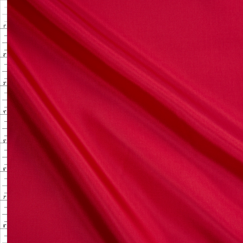 Red Acetate Lining Fabric By The Yard
