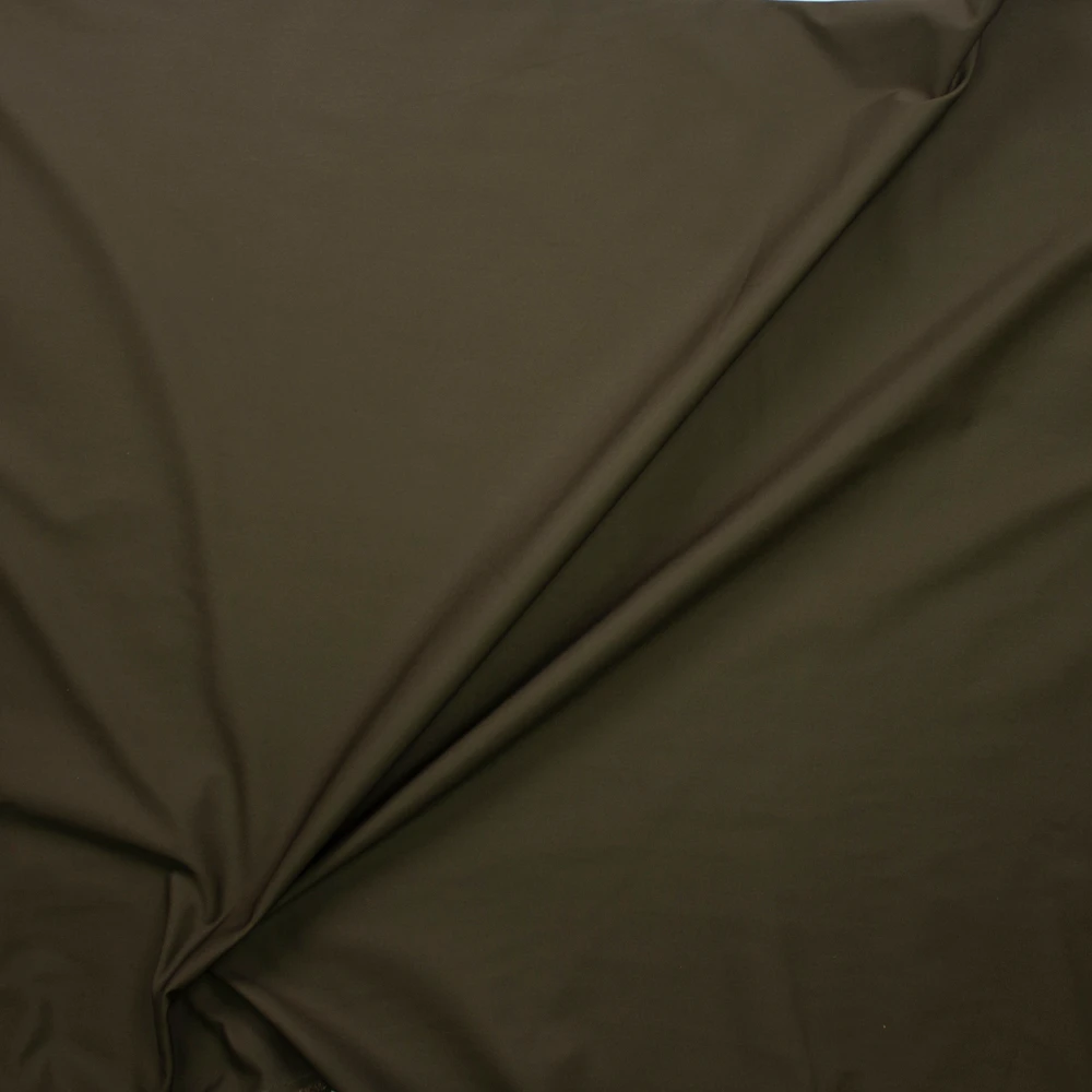 Olive Poly/Cotton Midweight Twill Fabric By The Yard - Wide shot
