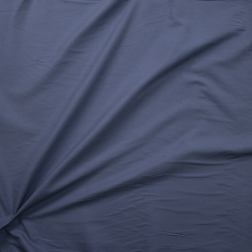 Slate Brushed Cotton Twill Fabric By The Yard - Wide shot