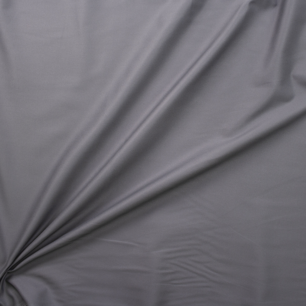 Grey Cotton Twill Fabric By The Yard - Wide shot