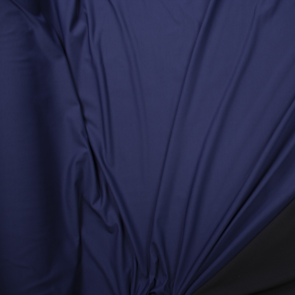 Navy Midweight Stretch Athletic Knit Fabric By The Yard - Wide shot