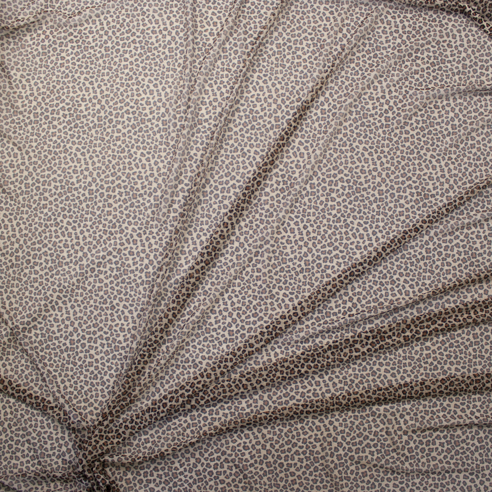 Cheetah Print Power Mesh Fabric By The Yard - Wide shot