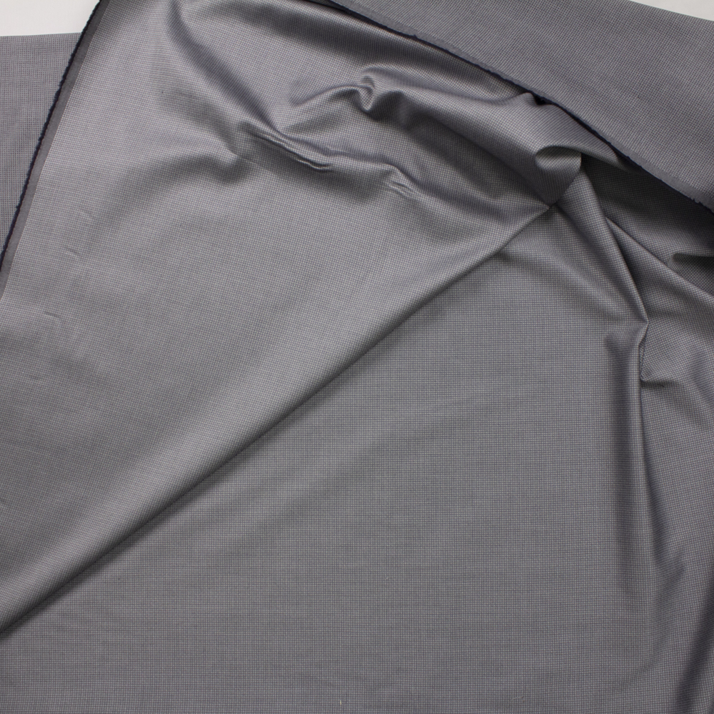 Grey and Black Diamond Pattern Designer Linen Fabric By The Yard - Wide shot