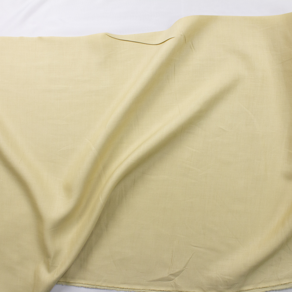 Tan Designer Linen Fabric By The Yard - Wide shot