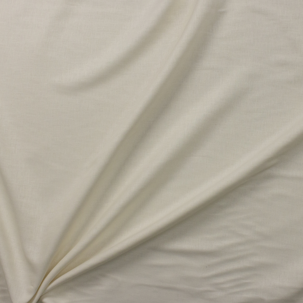 Ivory Designer Linen Fabric By The Yard - Wide shot