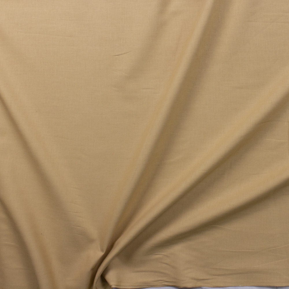 Warm Tan Designer Linen Fabric By The Yard - Wide shot