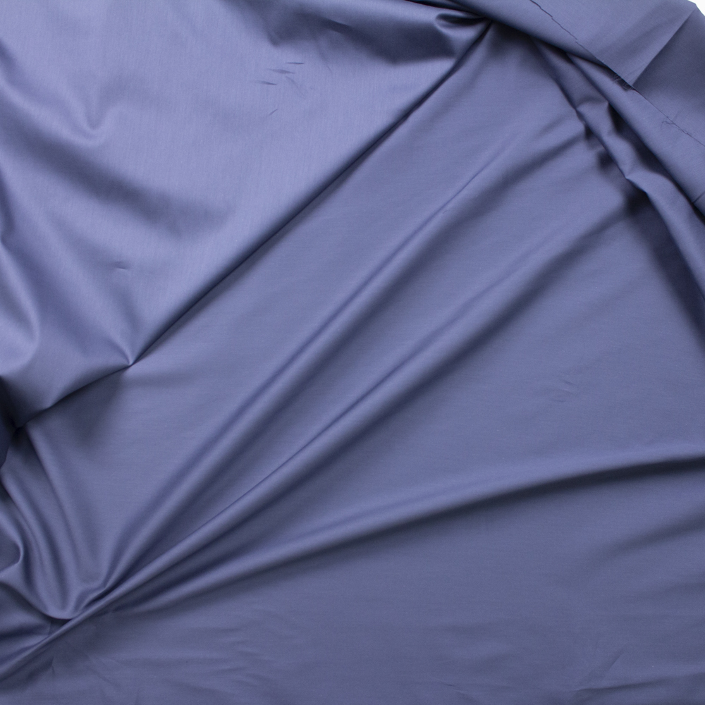 Slate Shirting Weight Cotton Sateen Fabric By The Yard - Wide shot