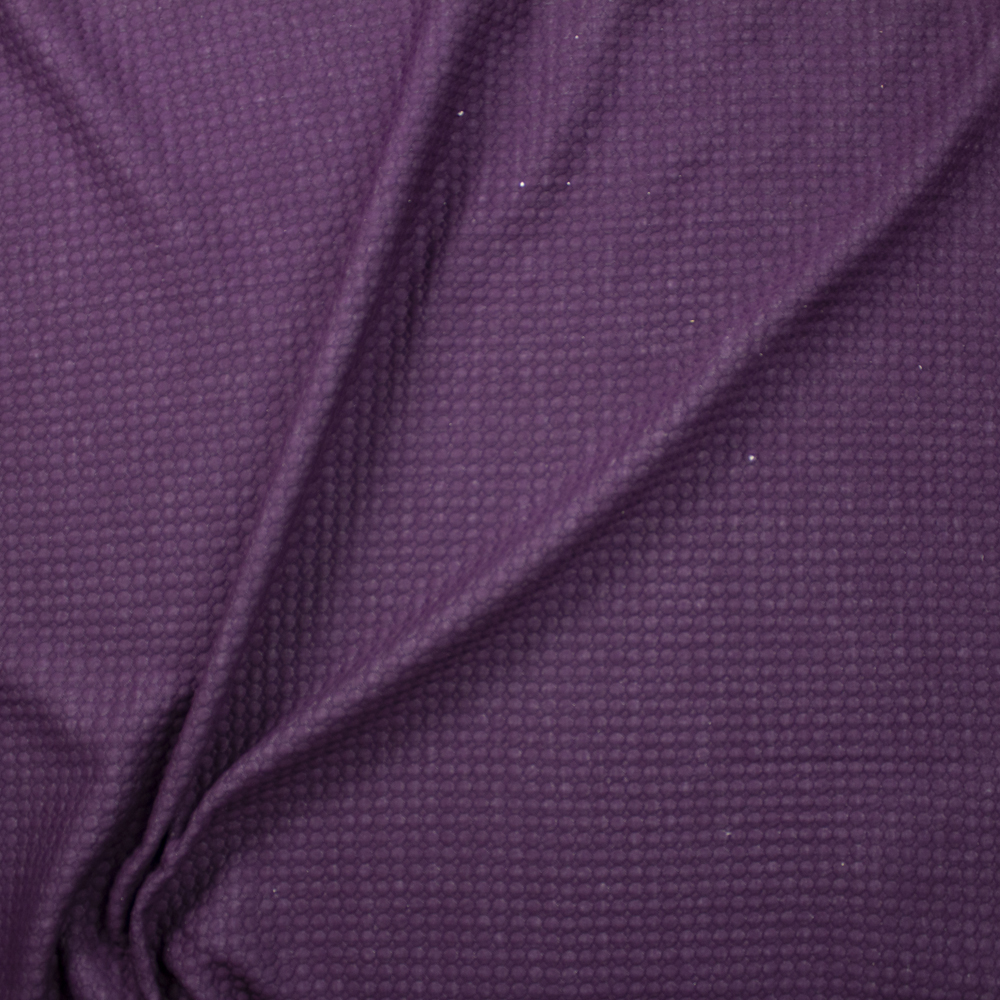 Plum Circles Quilted Cotton Gauze Fabric By The Yard - Wide shot