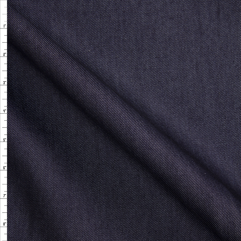 Dark Indigo #3 Designer Denim From ‘True Religion’ Fabric By The Yard
