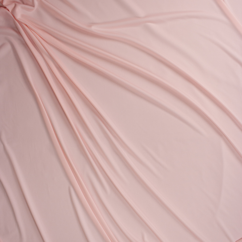 Blush Moisture Wicking Designer Athletic Knit Fabric By The Yard - Wide shot