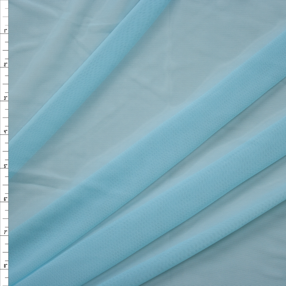 Aqua Designer Power Mesh Fabric By The Yard