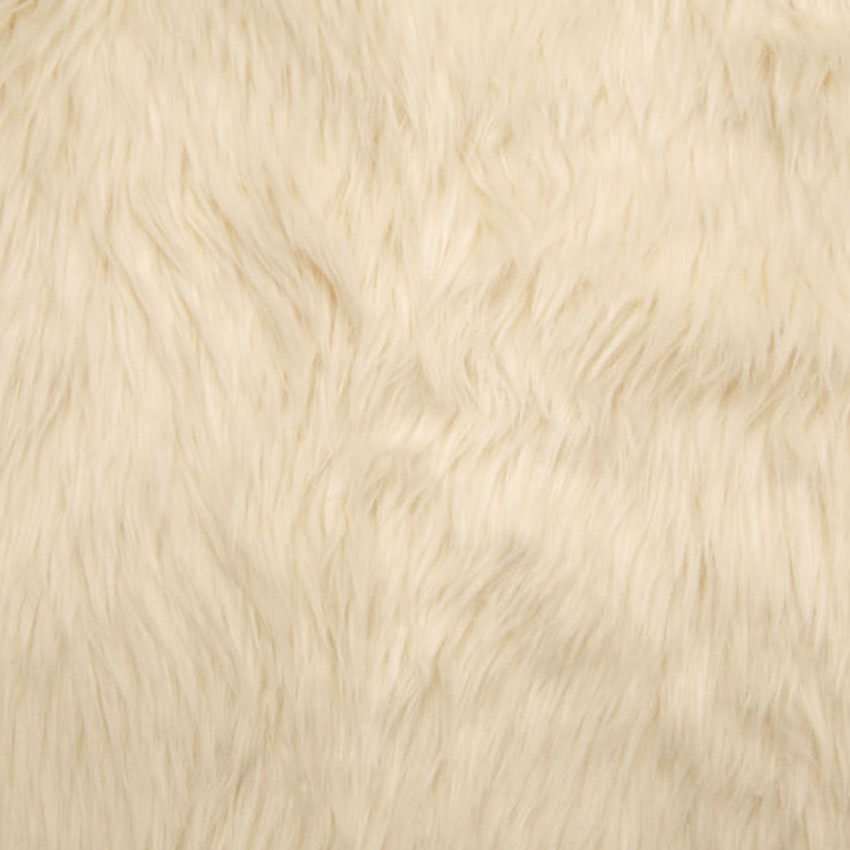 Ivory Shag Faux Fur