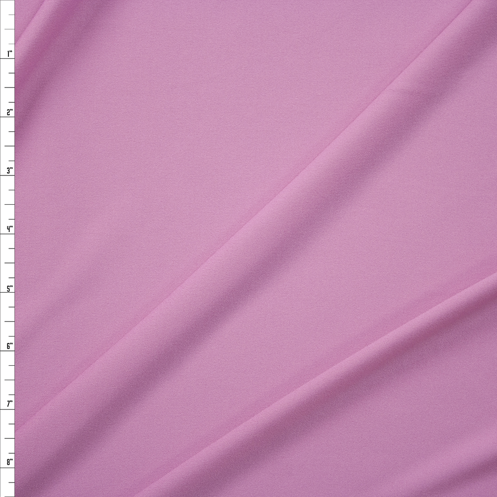 Pink Moisture Wicking Designer Athletic Knit Fabric By The Yard