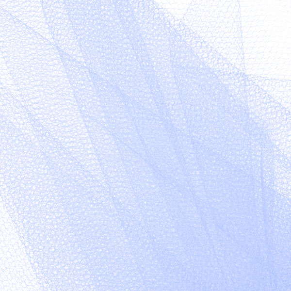 Soft Blue 72" Nylon Net