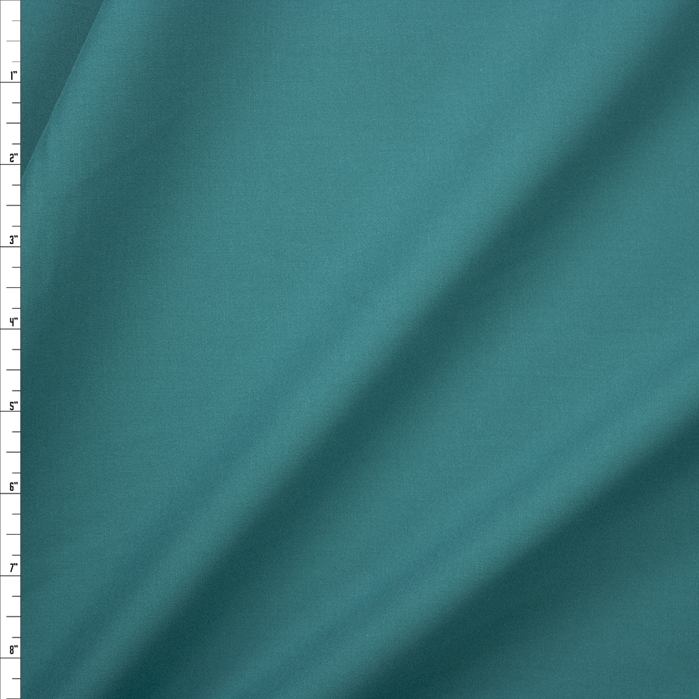 Jade Designer Stretch Midweight Poplin Fabric By The Yard