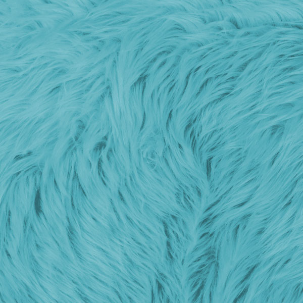 Turquoise Shag Faux Fur