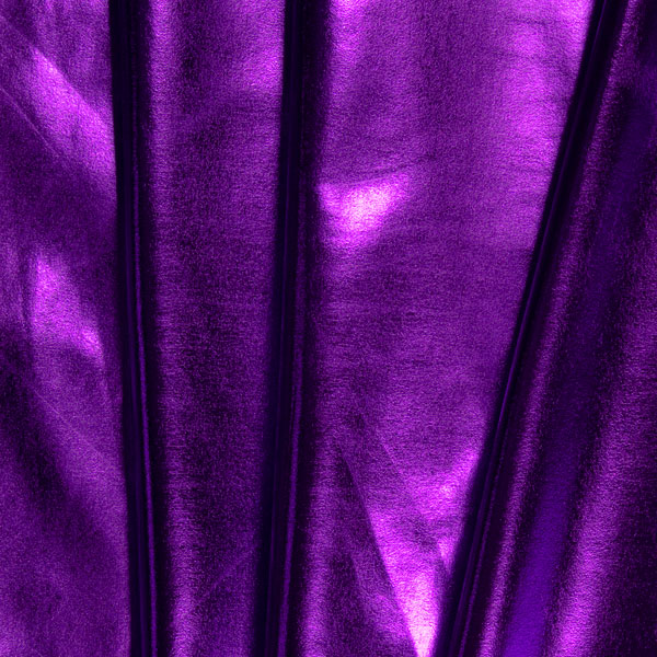 Purple Lycra Lame Fabric