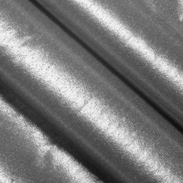 Silver Tissue Lame Fabric
