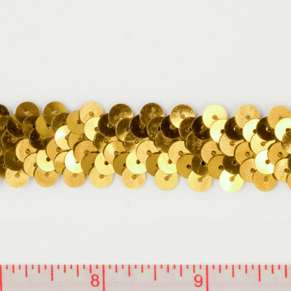 Gold .75" Sequin Trims