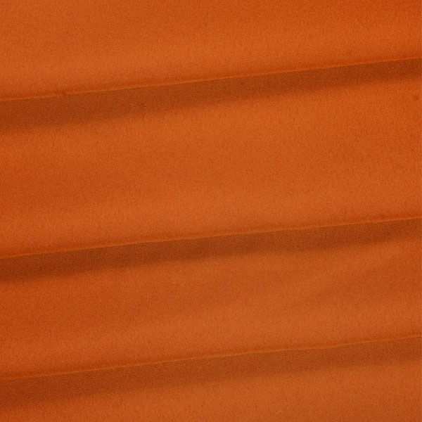 Orange Polyester Poplin Fabric