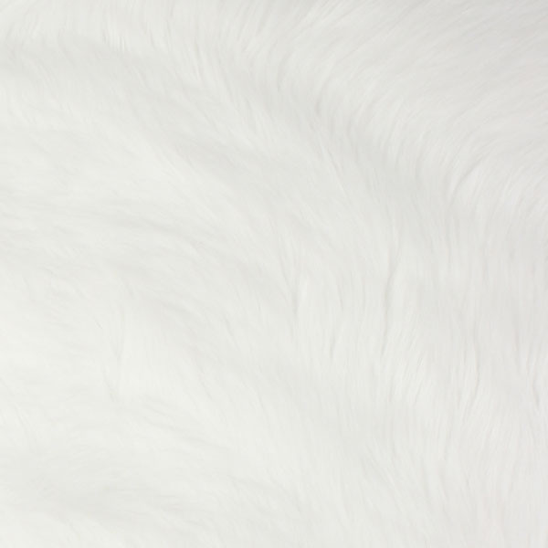 White Shag Faux Fur