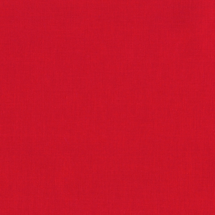 Red Kona Cotton by Robert Kaufman