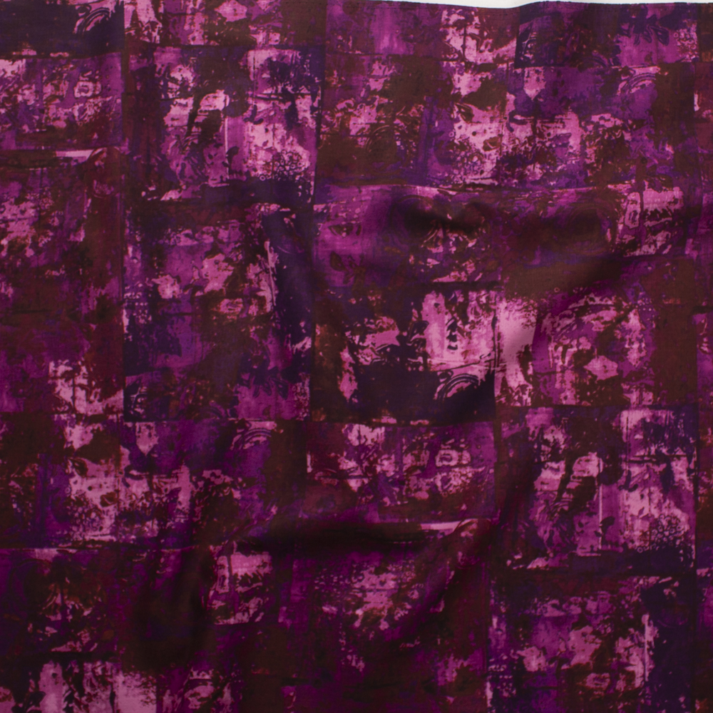 Warehouse District Berry Cotton/Linen Blend by Robert Kaufman  Fabric By The Yard - Wide shot