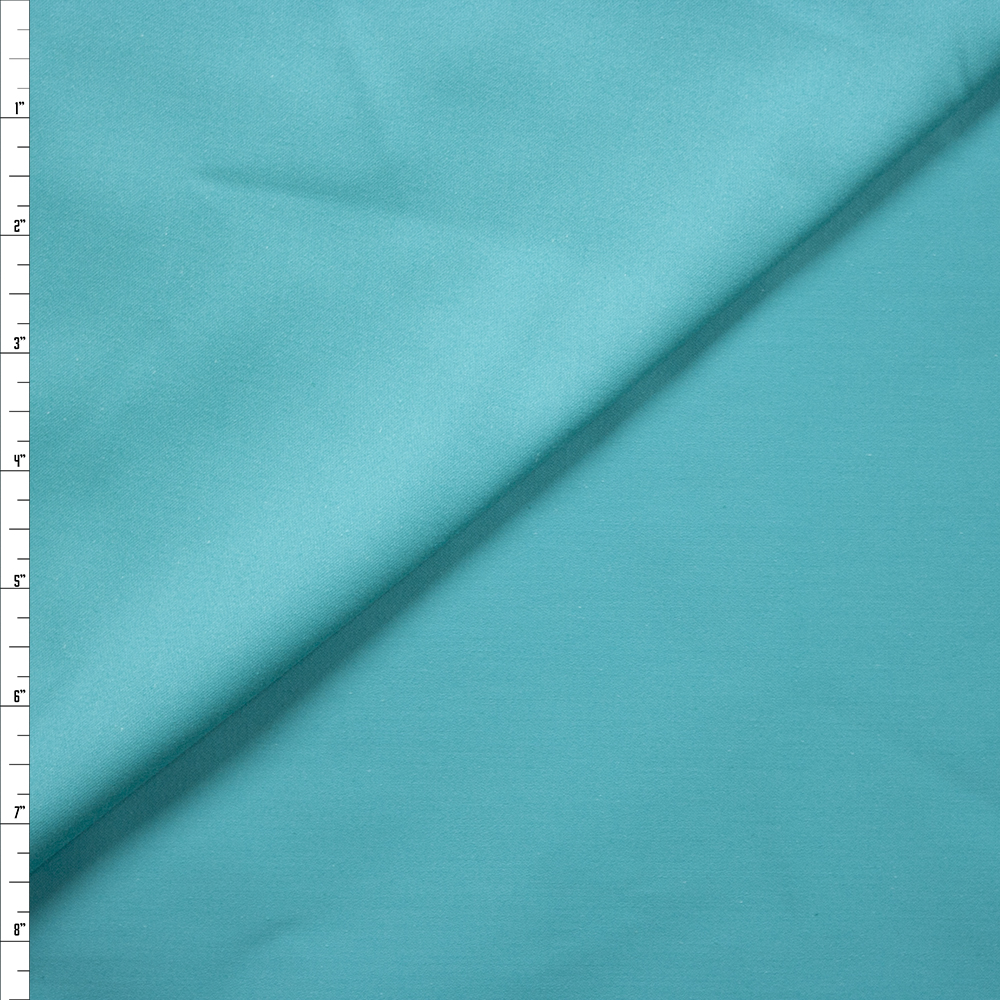 Jade Designer Stretch Cotton Sateen Fabric By The Yard