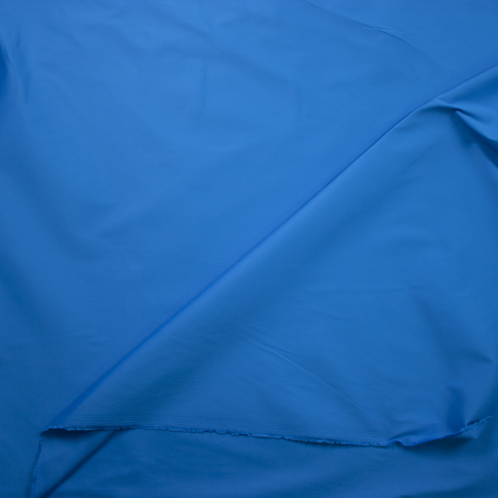 Turquoise Designer Stretch Cotton Sateen Fabric By The Yard - Wide shot