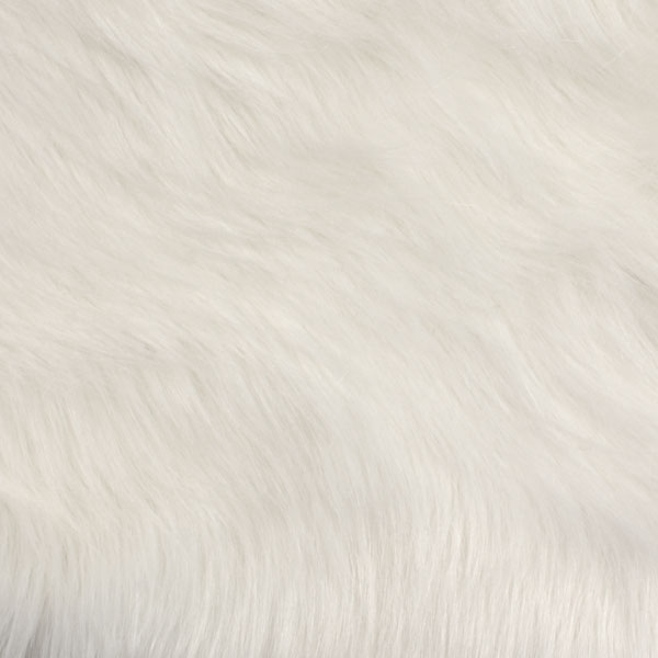 White Artcic Fox Faux Fur