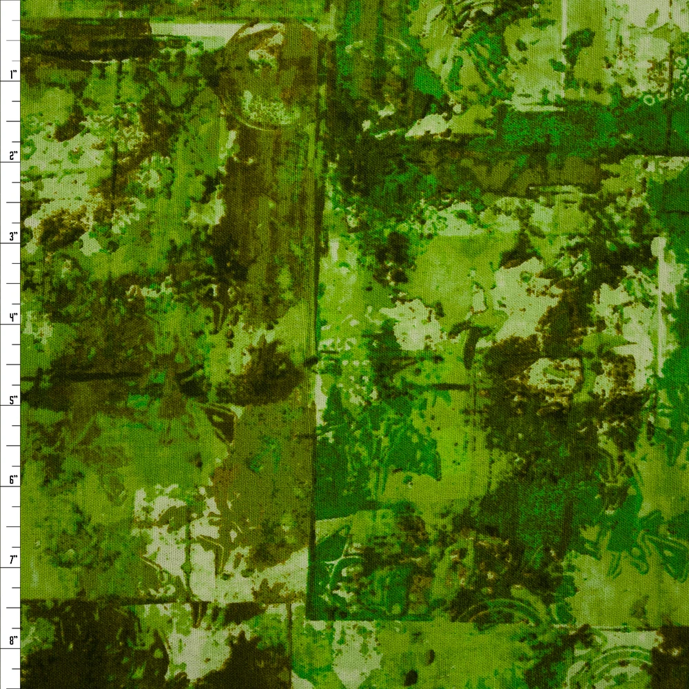 Warehouse District Green by Robert Kaufman Cotton/Linen Blend Fabric By The Yard