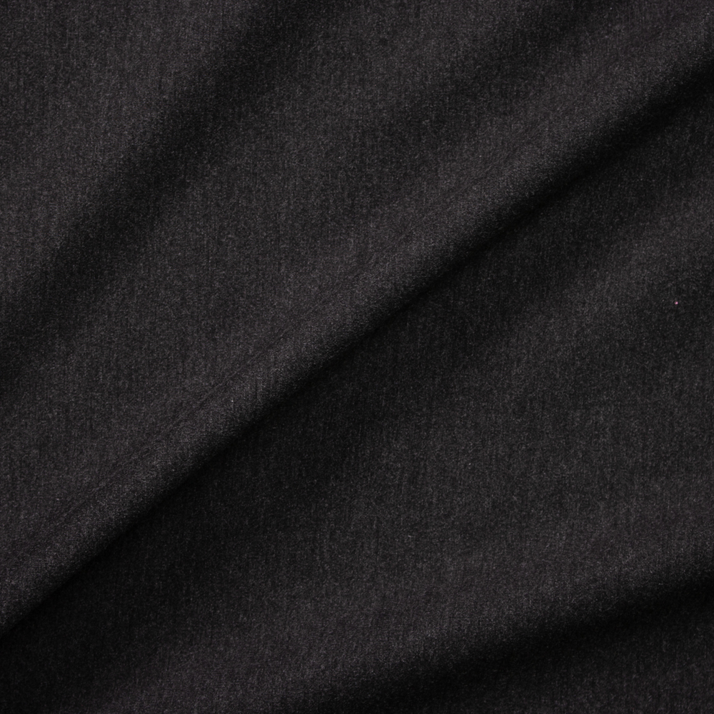 Charcoal Heather Designer Heavy Stretch Ponte De Roma Fabric By The Yard