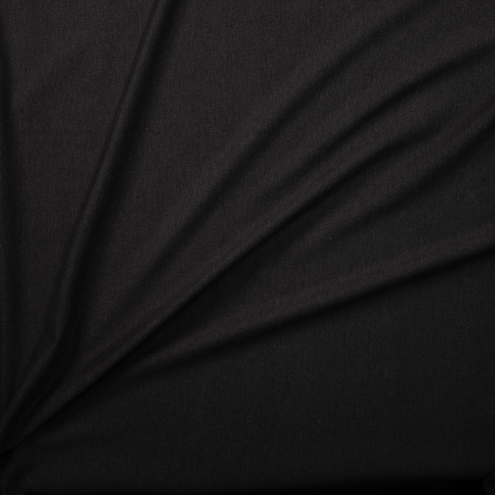 Charcoal Heather Designer Heavy Stretch Ponte De Roma Fabric By The Yard - Wide shot