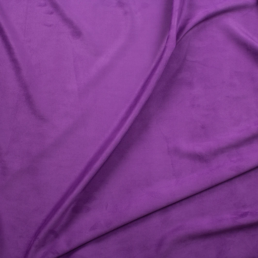 Soft Purple Scuba Suede Fabric By The Yard - Wide shot