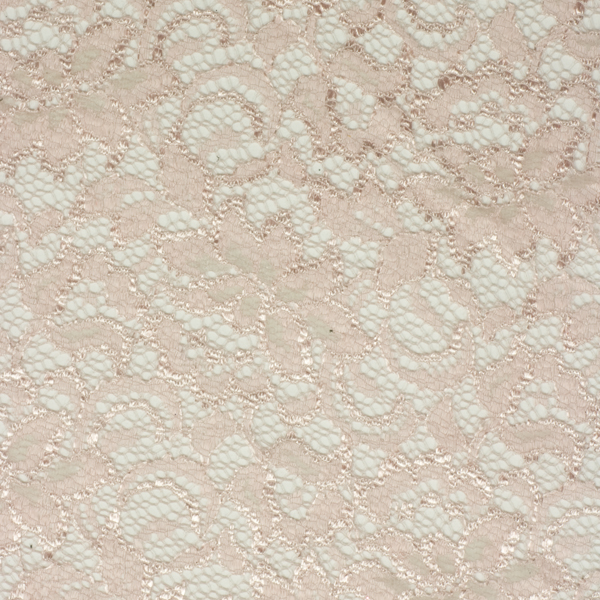 Blush Designer Double-Scalloped Lace