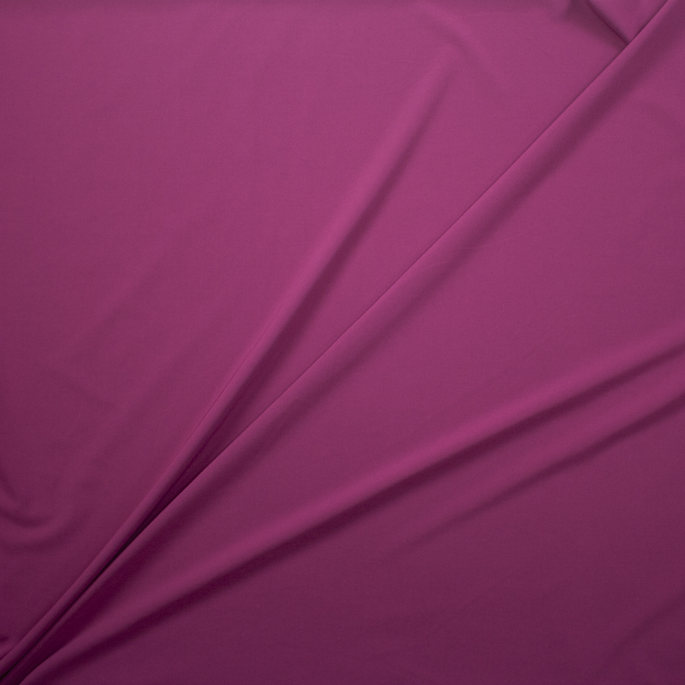 Fuschia Blouse Weight Stretch Polyester Woven Fabric By The Yard - Wide shot