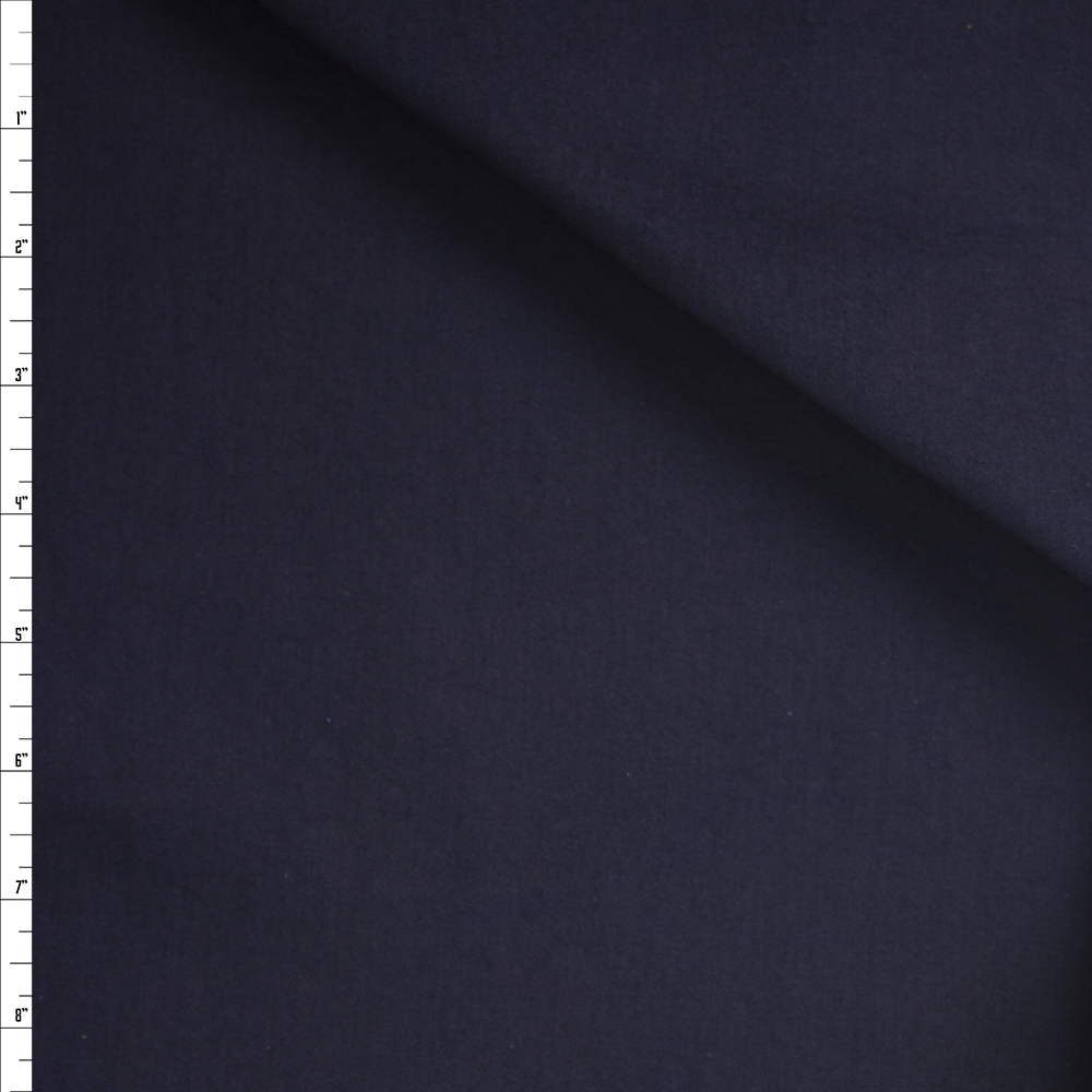 Navy Midweight Designer Stretch Twill from ‘True Religion’ #23863 Fabric By The Yard