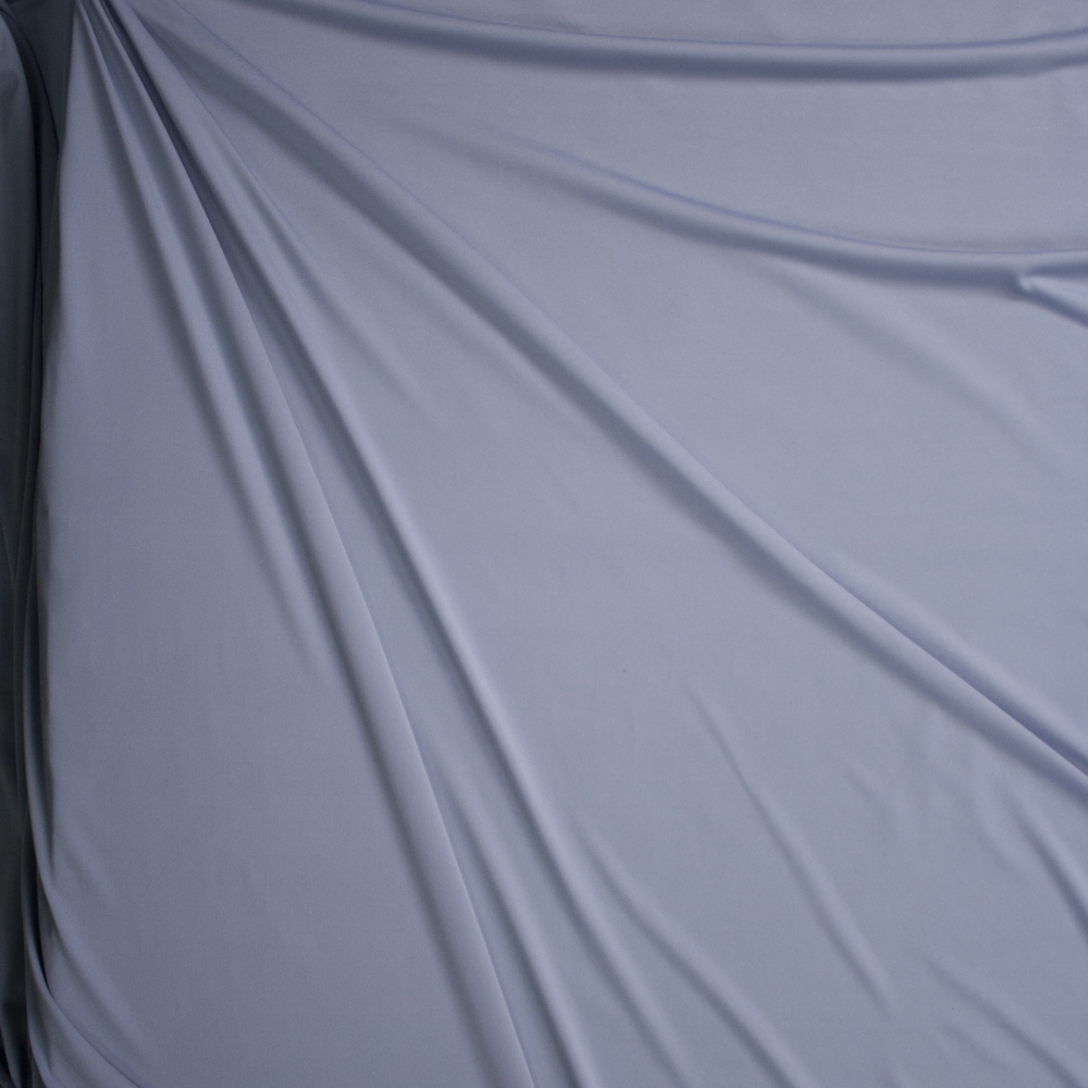 Periwinkle Silver Moisture Wicking Athletic Knit Fabric By The Yard - Wide shot