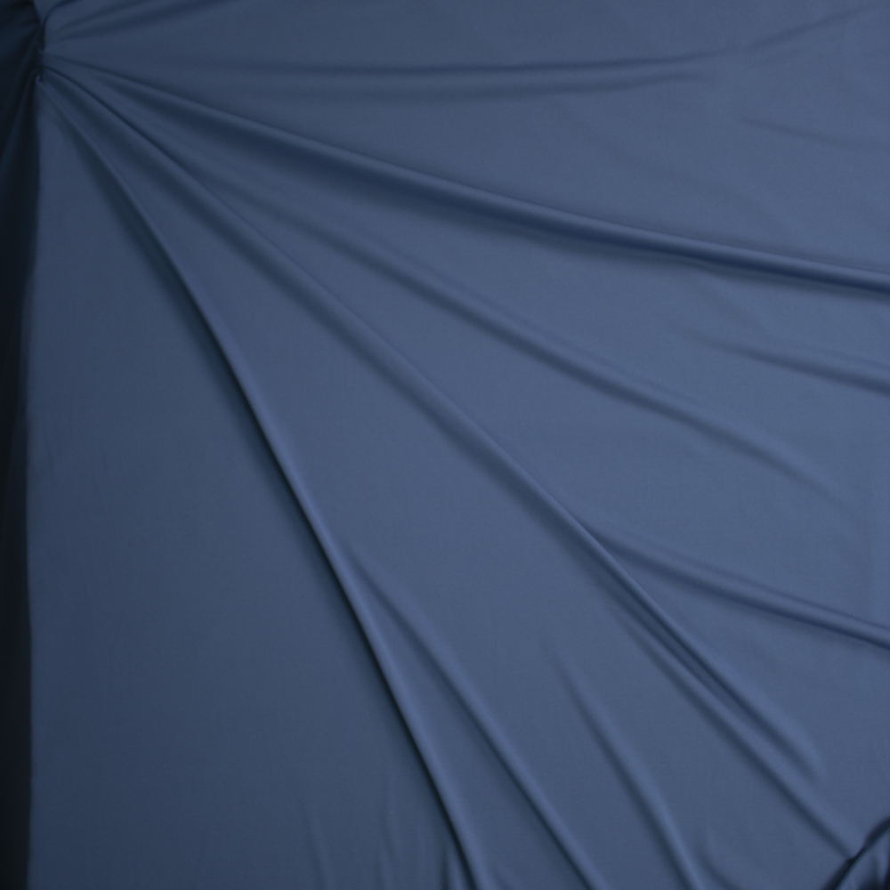 Slate Blue Moisture Wicking Athletic Knit Fabric By The Yard - Wide shot
