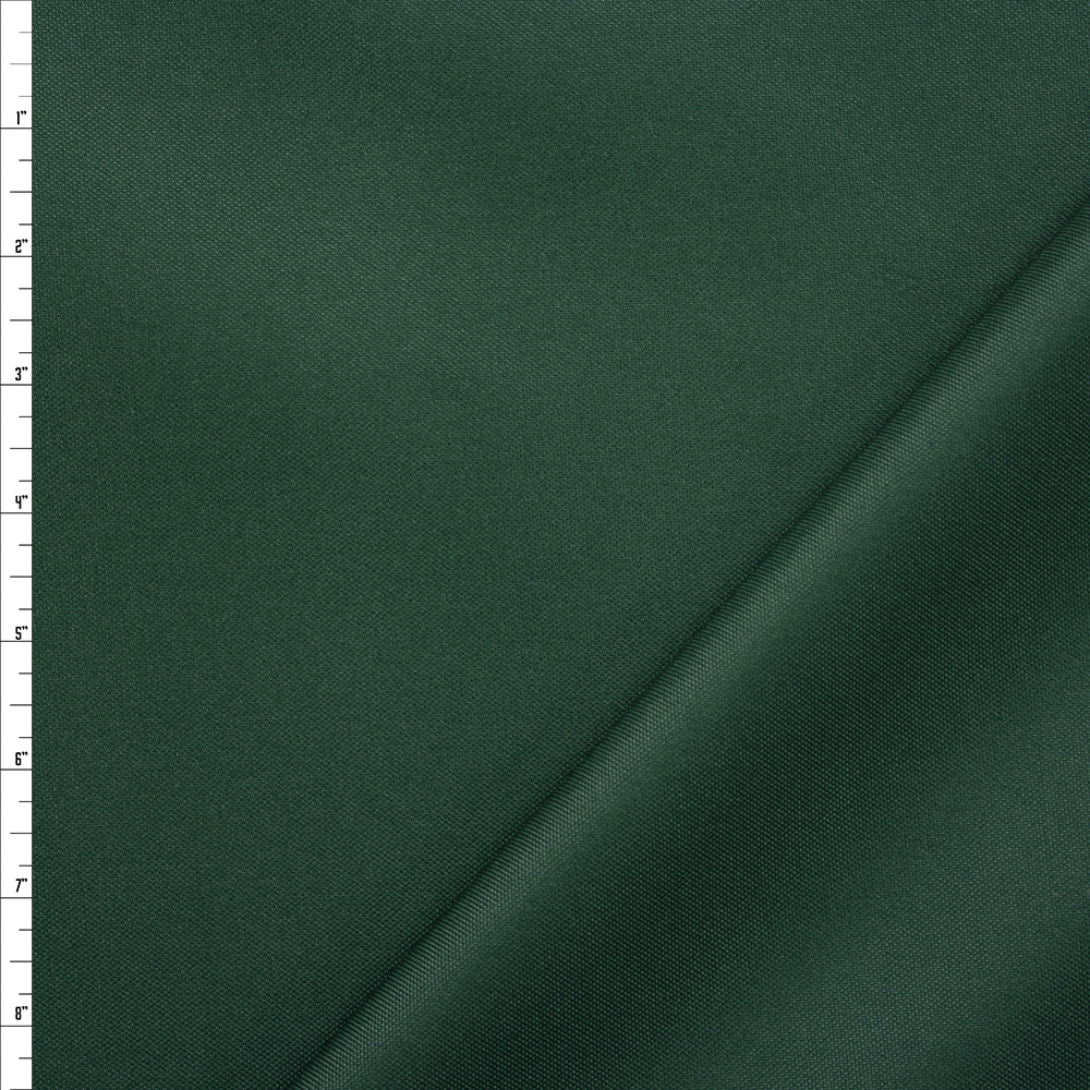 Hunter Green Waterproof 600D Poly Canvas Fabric By The Yard