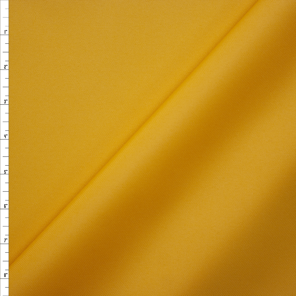 Goldenrod Waterproof 600D Poly Canvas Fabric By The Yard