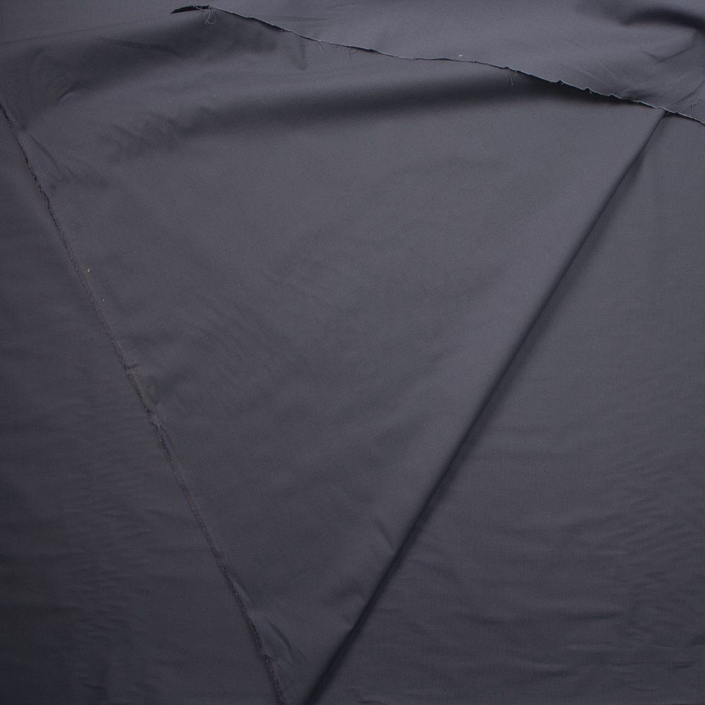 Charcoal Midweight Designer Stretch Cotton/Poly Poplin Fabric By The Yard - Wide shot