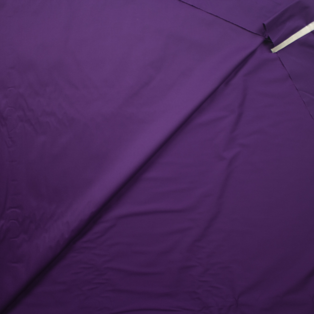 Plum Midweight Designer Stretch Cotton/Poly Poplin Fabric By The Yard - Wide shot