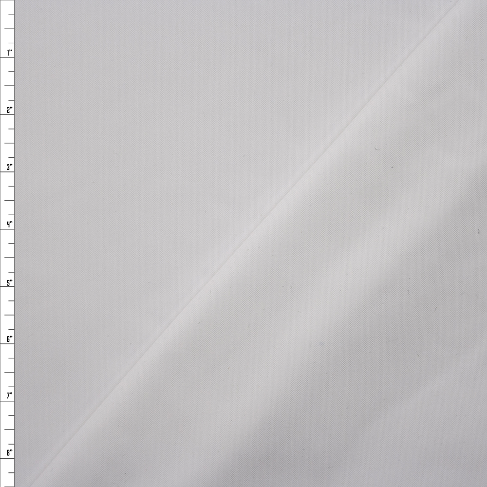 White Midweight Cotton Oxford Fabric By The Yard