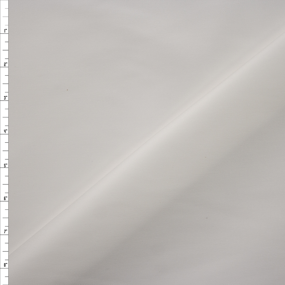 Warm White Fine Cotton Twill Fabric By The Yard